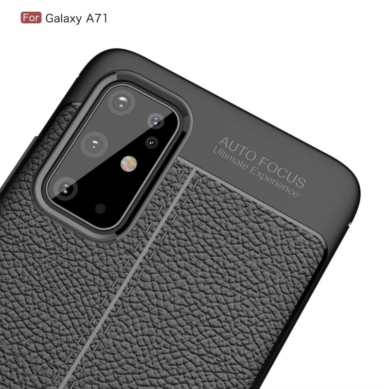 Etui Samsung Galaxy S20 Plus / S20 Plus 5G Czerwony Czarny Liczi Dwurzędowe