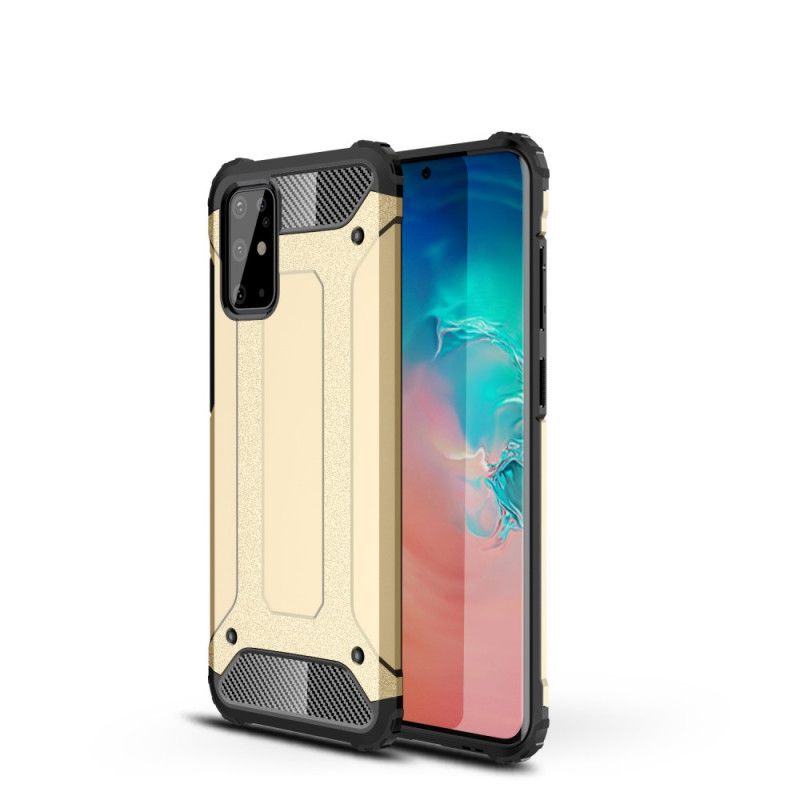 Etui Samsung Galaxy S20 Plus / S20 Plus 5G Czerwony Czarny Ocalały