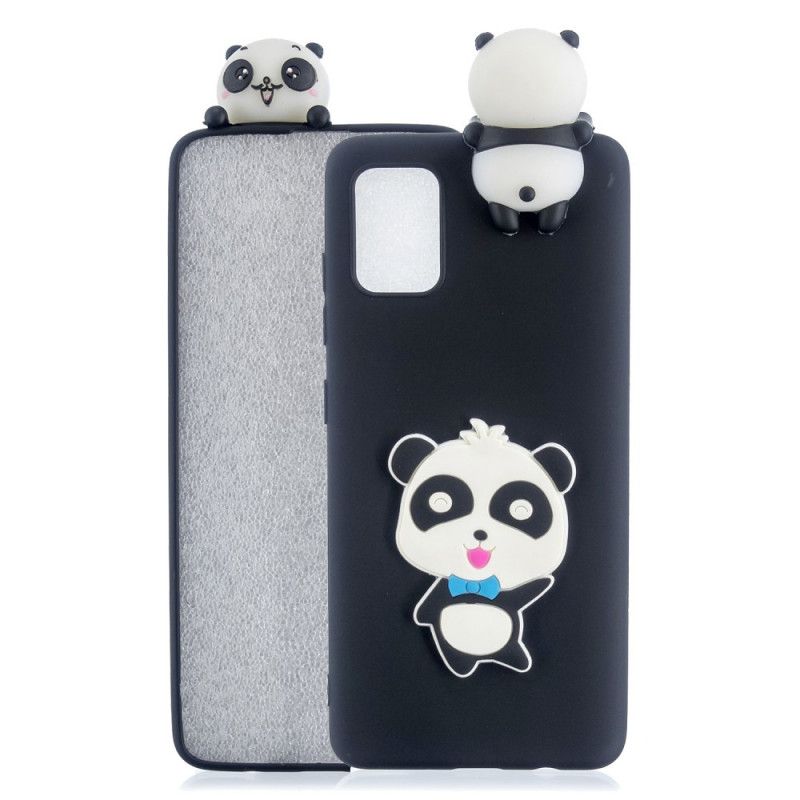 Etui Samsung Galaxy S20 Plus / S20 Plus 5G Czerwony Dlaczego Nie 3D Panda Etui Ochronne