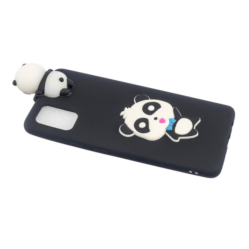 Etui Samsung Galaxy S20 Plus / S20 Plus 5G Czerwony Dlaczego Nie 3D Panda Etui Ochronne