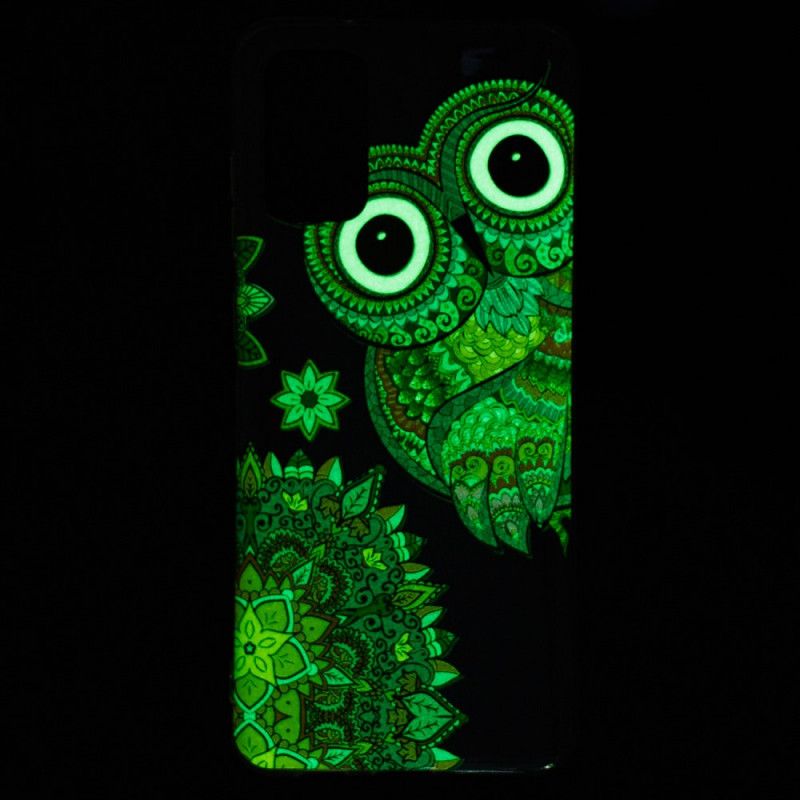 Etui Samsung Galaxy S20 Plus / S20 Plus 5G Fluorescencyjna Sowa Mandala