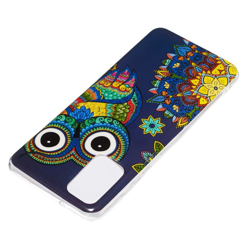 Etui Samsung Galaxy S20 Plus / S20 Plus 5G Fluorescencyjna Sowa Mandala