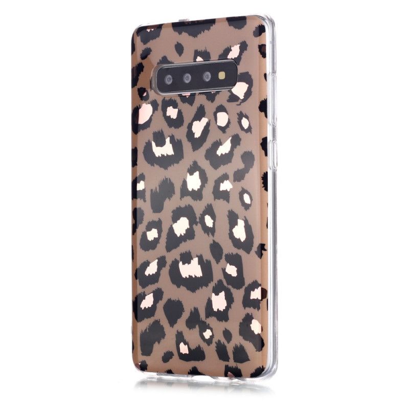 Etui Samsung Galaxy S20 Plus / S20 Plus 5G Marmur W Stylu Lamparta Etui Ochronne