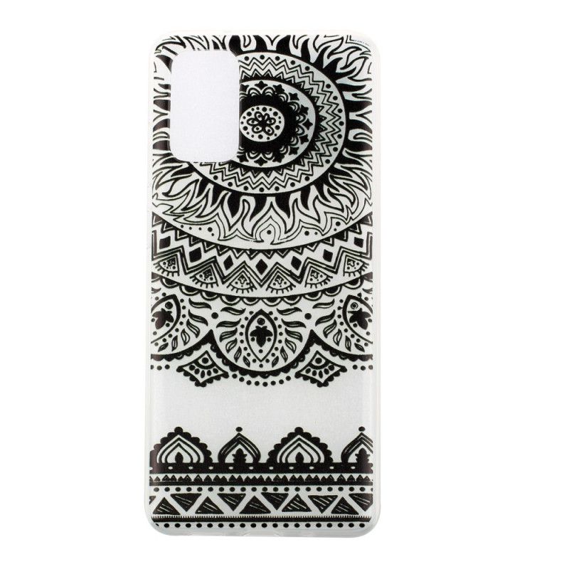 Etui Samsung Galaxy S20 Plus / S20 Plus 5G Przezroczysta Mandala Kwiatowa Etui Ochronne