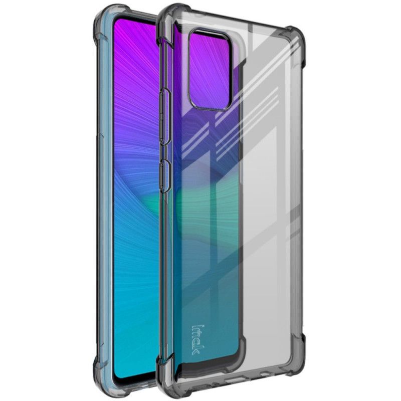 Etui Samsung Galaxy S20 Plus / S20 Plus 5G Przezroczysty Szary Imak Jedwabisty