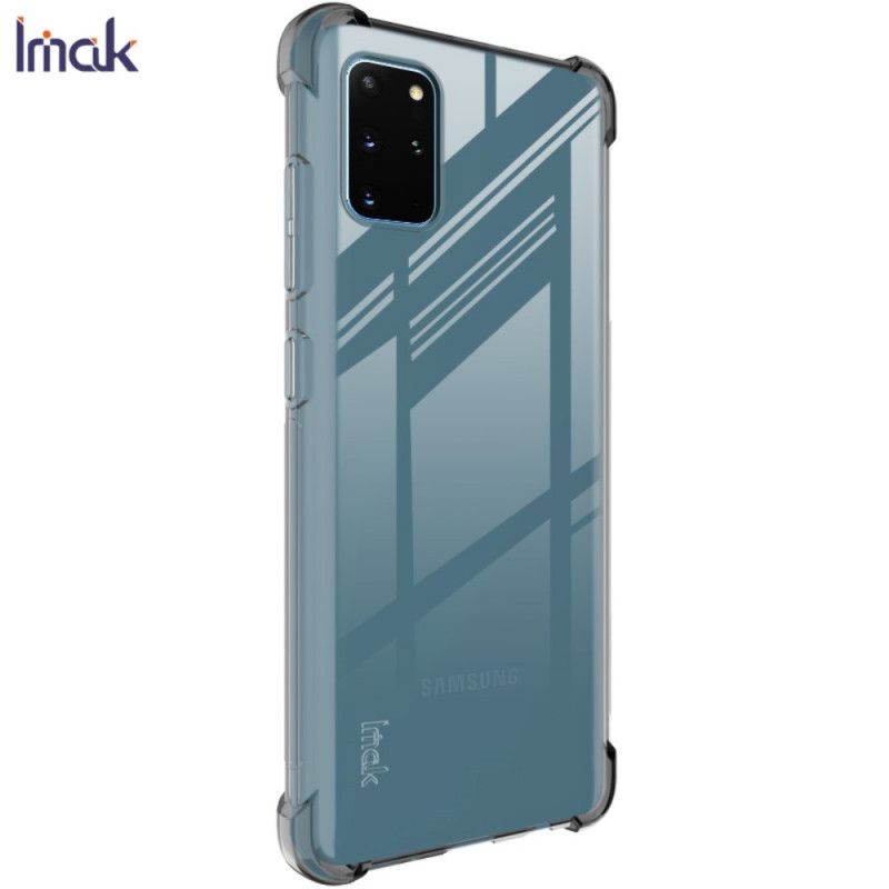 Etui Samsung Galaxy S20 Plus / S20 Plus 5G Przezroczysty Szary Imak Jedwabisty