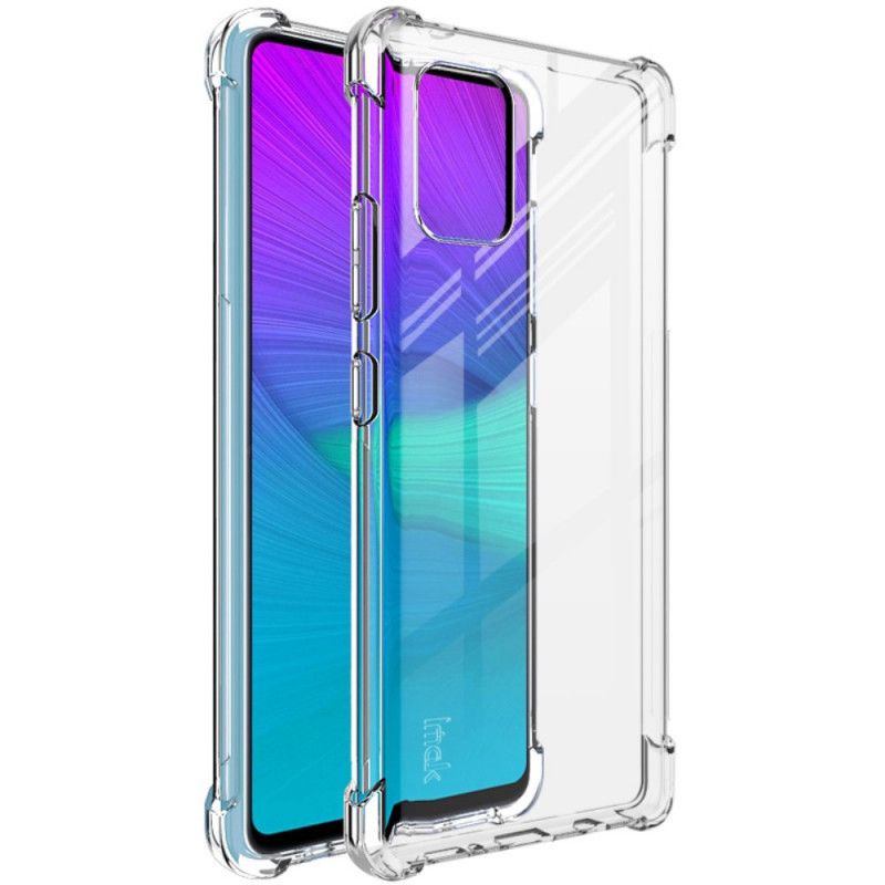 Etui Samsung Galaxy S20 Plus / S20 Plus 5G Przezroczysty Szary Imak Jedwabisty