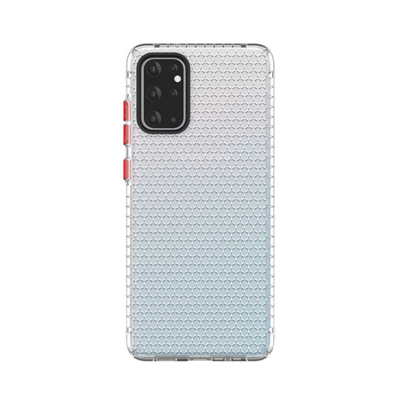 Etui Samsung Galaxy S20 Plus / S20 Plus 5G Różowy Czarny Projekt W Stylu Plastra Miodu