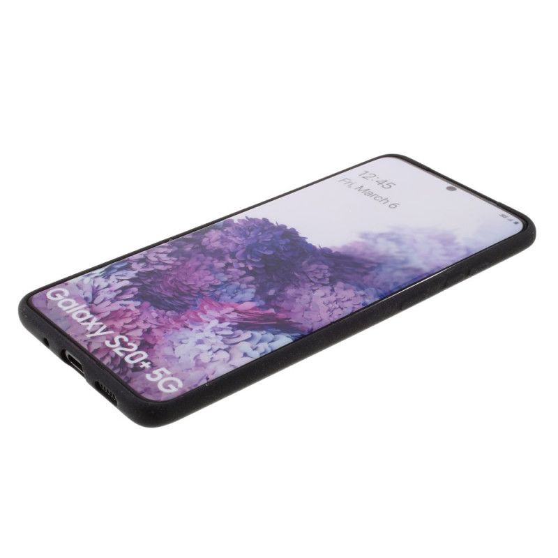 Etui Samsung Galaxy S20 Plus / S20 Plus 5G Szary Czarny Miękkość W Dotyku