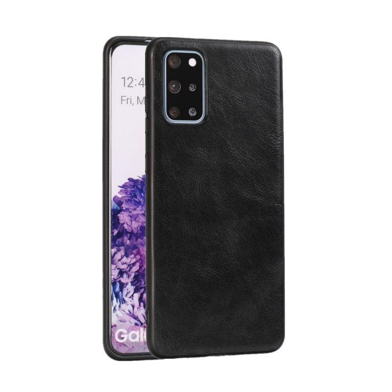 Etui Samsung Galaxy S20 Plus / S20 Plus 5G Szary Czarny Styl Skóry