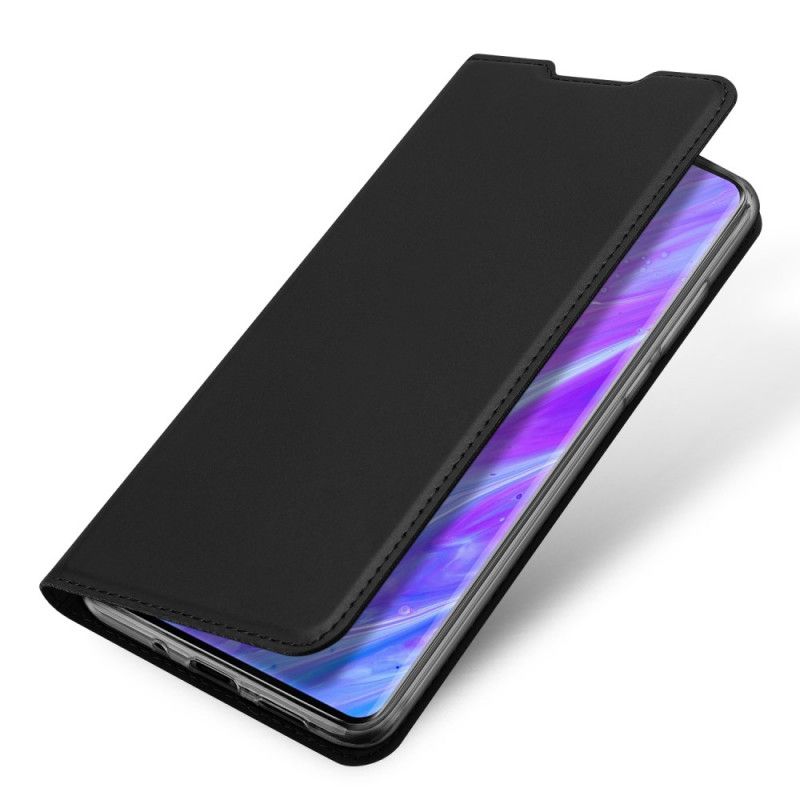 Flip Kotelot Samsung Galaxy S20 Plus / S20 Plus 5G Złoty Czarny Skóra Pro Dux Ducis Etui Ochronne