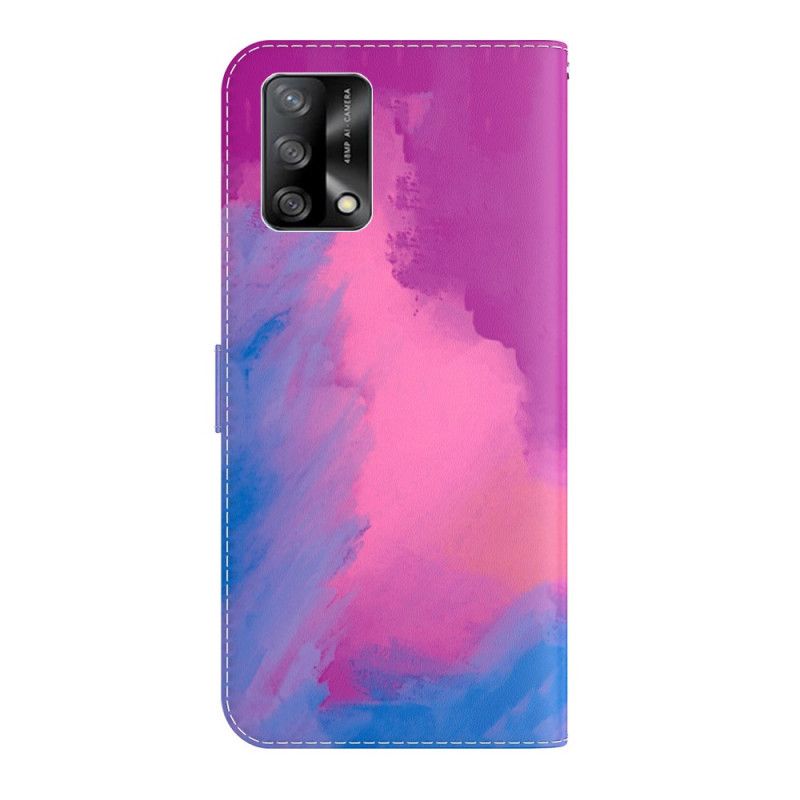 Etui Folio Do Oppo A74 4g Akwarela