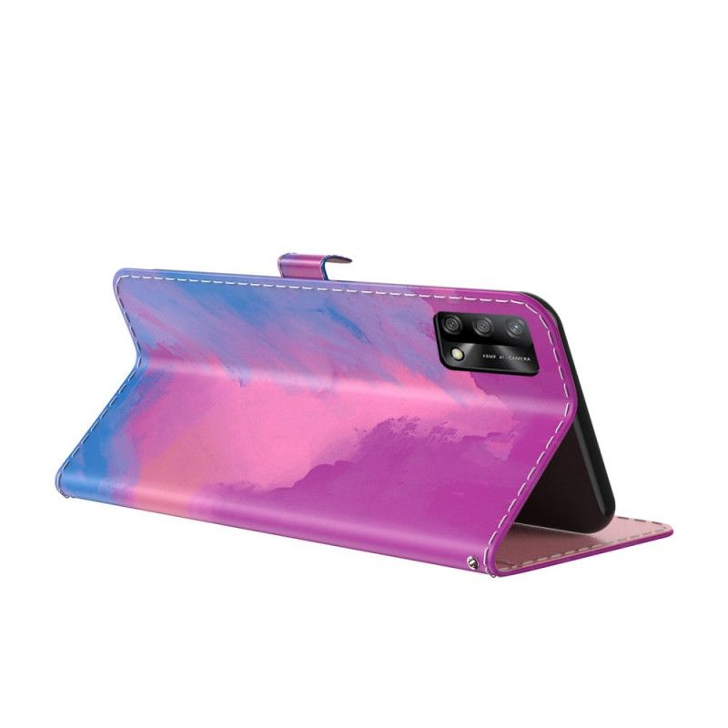 Etui Folio Do Oppo A74 4g Akwarela