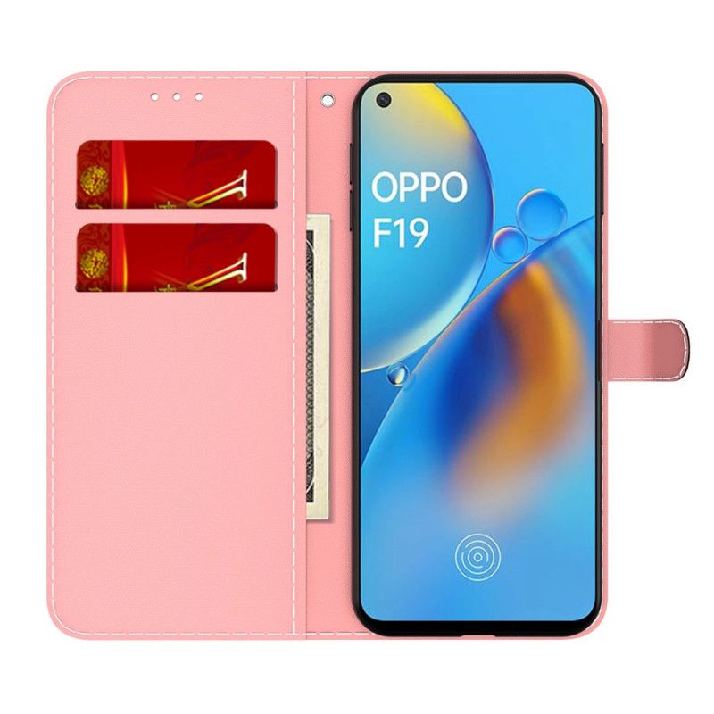 Etui Folio Do Oppo A74 4g Akwarela