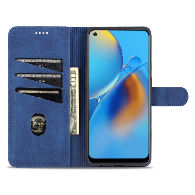 Etui Folio Do Oppo A74 4g Azns Efekt Skóry