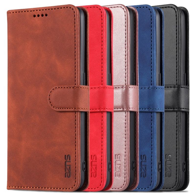 Etui Folio Do Oppo A74 4g Azns Efekt Skóry