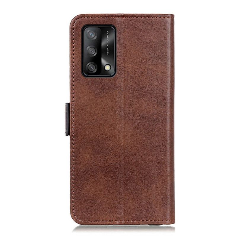 Etui Folio Do Oppo A74 4g Podwójna Klapa