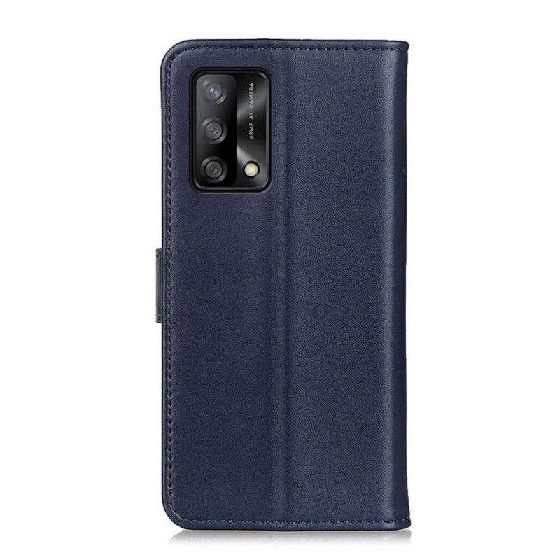 Etui Folio Do Oppo A74 4g Zwykła Sztuczna Skóra