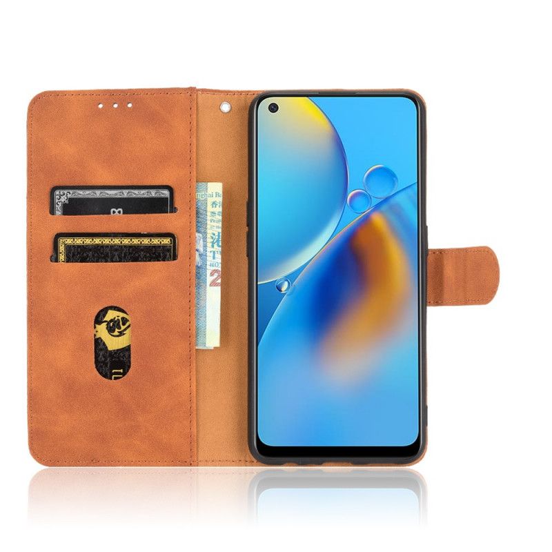 Etui Folio Oppo A74 4g Kolorowy Dotyk Skóry Etui Ochronne