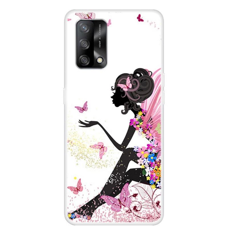 Etui Oppo A74 4g Kwiatowa Wróżka