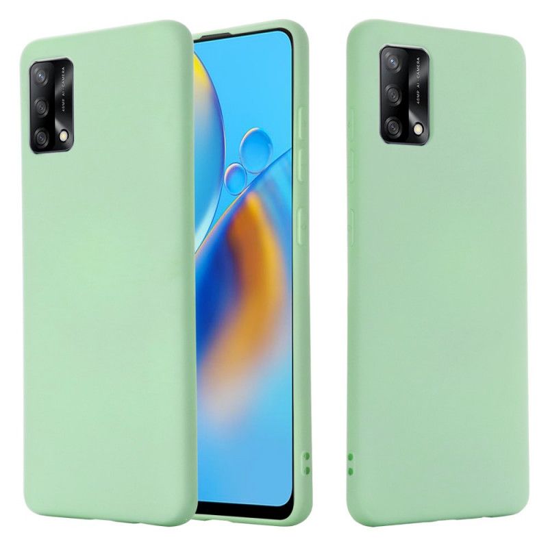 Etui Oppo A74 4g Płynny Silikon Ze Smyczą Etui Ochronne