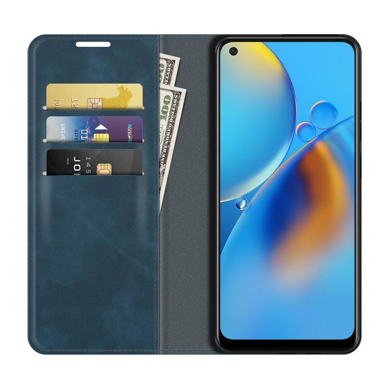 Flip Kotelot Do Oppo A74 4g Dotyk Skóry