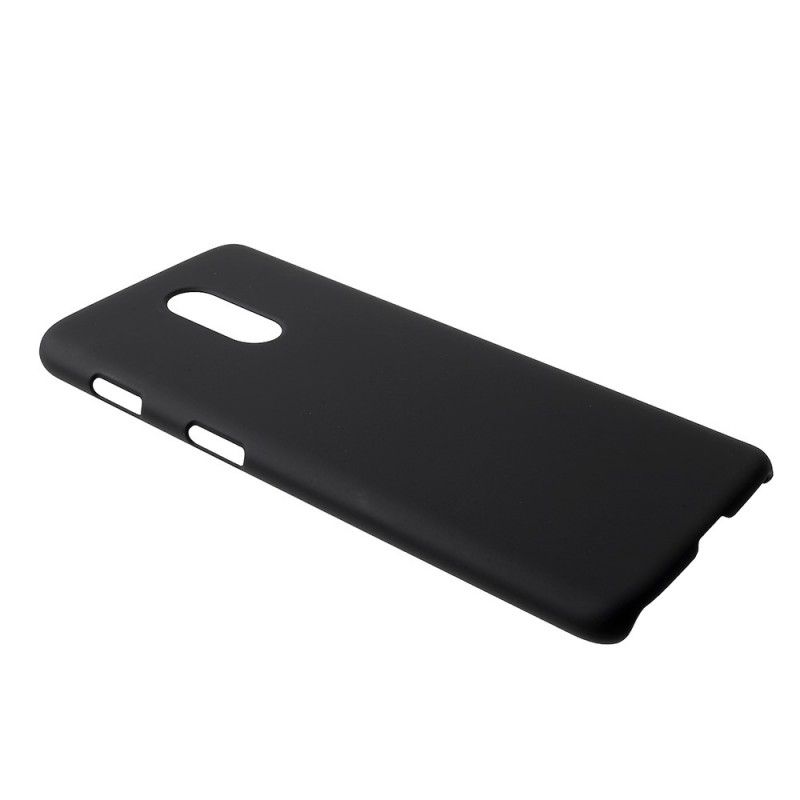 Etui OnePlus 6T Biały Czarny Klasyczny Sztywny