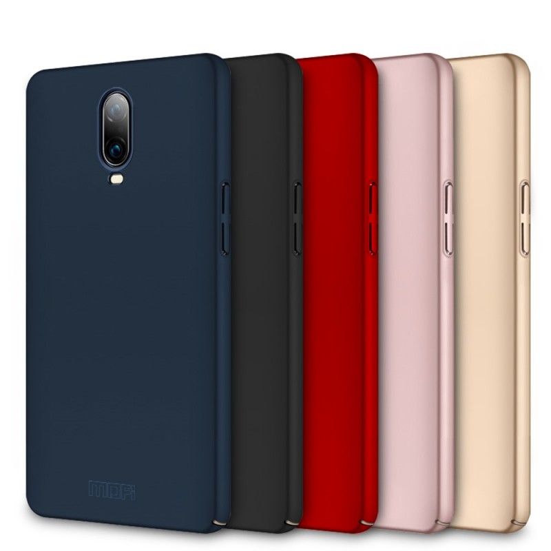 Etui OnePlus 6T Ciemnoniebieski Czerwony Mofi