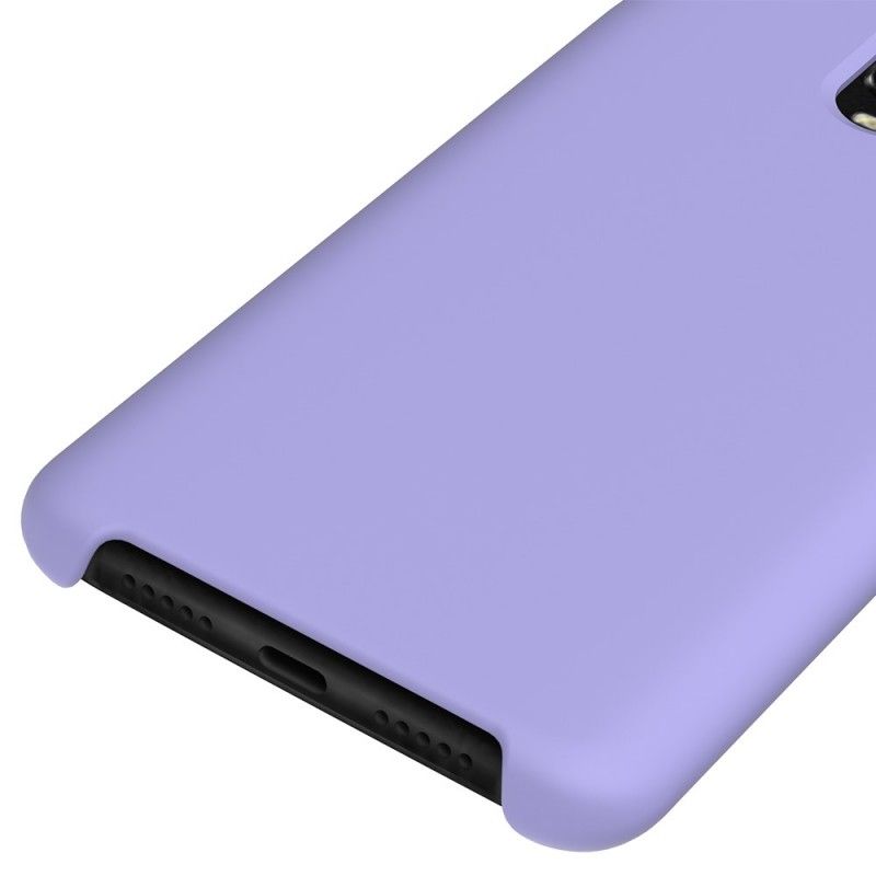 Etui OnePlus 6T Żółty Różowy Płyn Silikonowy