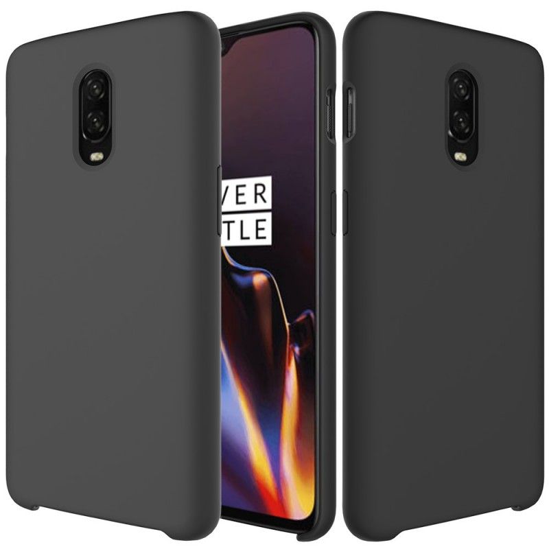 Etui OnePlus 6T Żółty Różowy Płyn Silikonowy