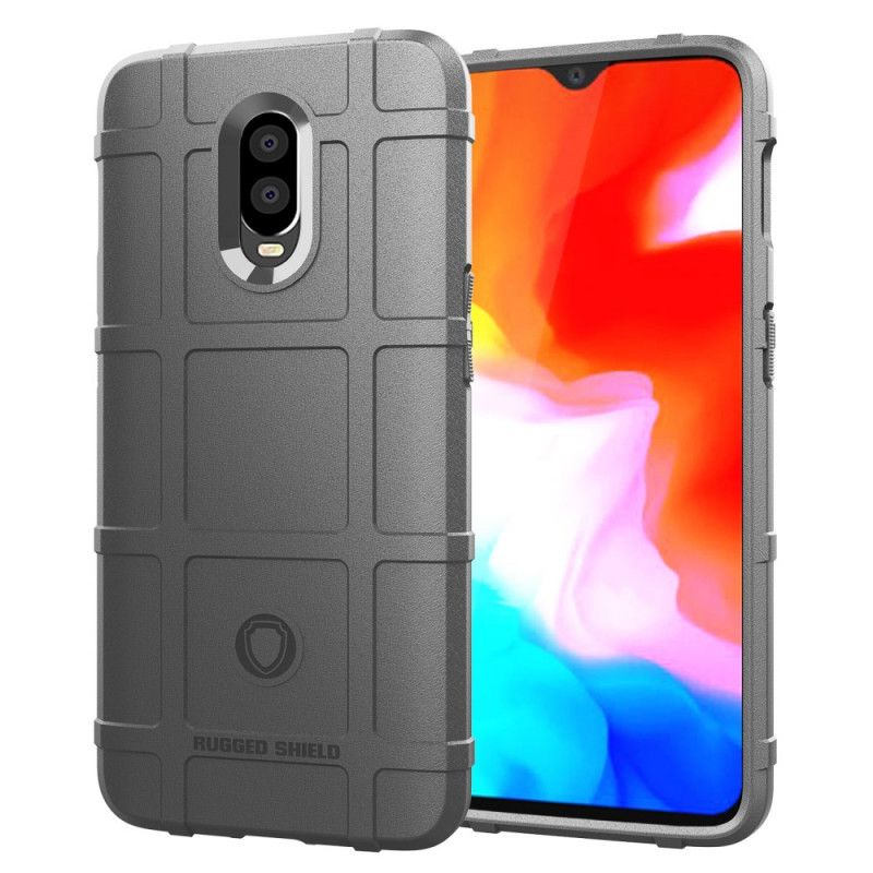 Etui OnePlus 6T Szary Czarny Wytrzymała Tarcza