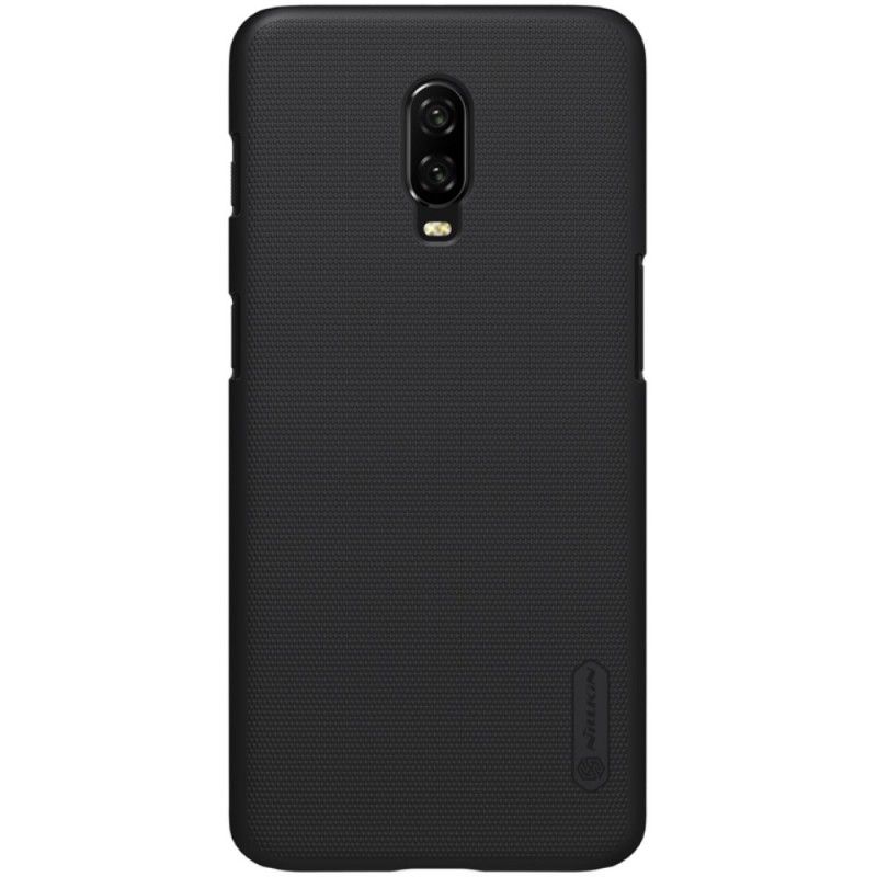 Etui OnePlus 6T Złoty Czarny Sztywny Matowy Nillkin