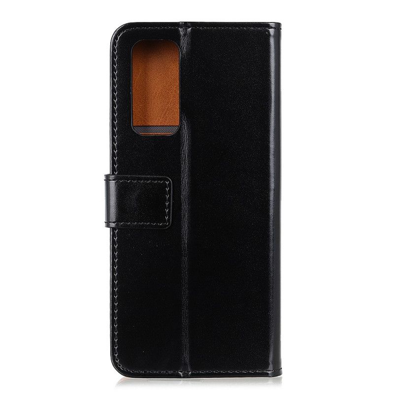 Etui Folio Xiaomi Mi 10T / 10T Pro Czerwony Czarny Trójkolorowy Efekt Skóry