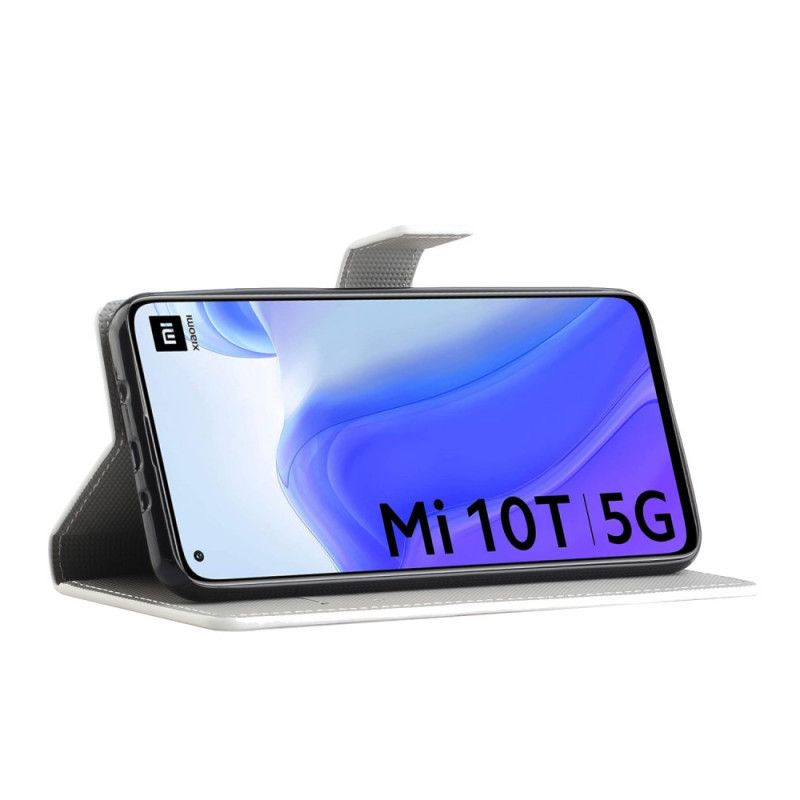 Etui Folio Xiaomi Mi 10T / 10T Pro Nie Dotykaj Mojego Telefonu Komórkowego Etui Ochronne