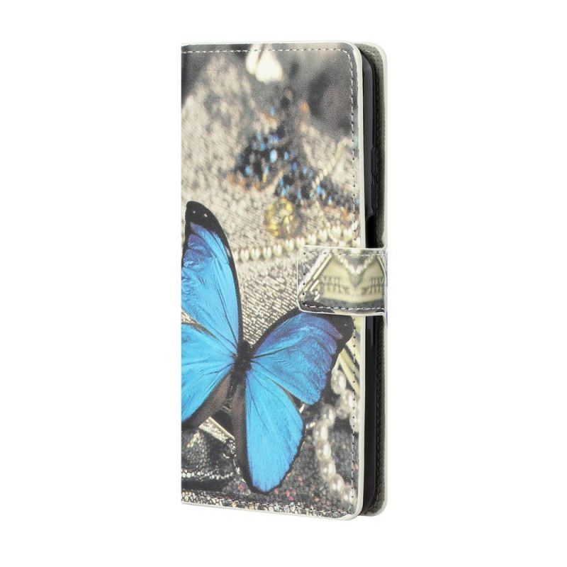 Etui Folio Xiaomi Mi 10T / 10T Pro Niebieski Motyl