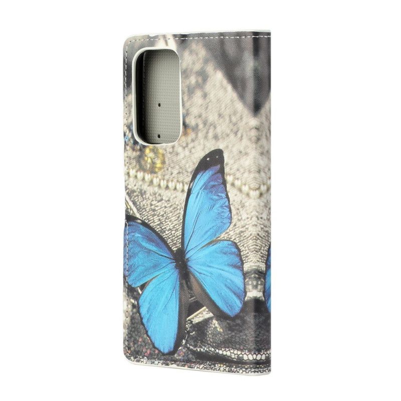 Etui Folio Xiaomi Mi 10T / 10T Pro Niebieski Motyl