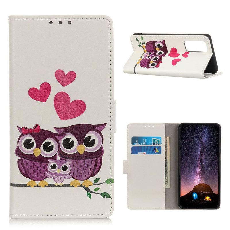 Etui Folio Xiaomi Mi 10T / 10T Pro Rodzina Sów Etui Ochronne