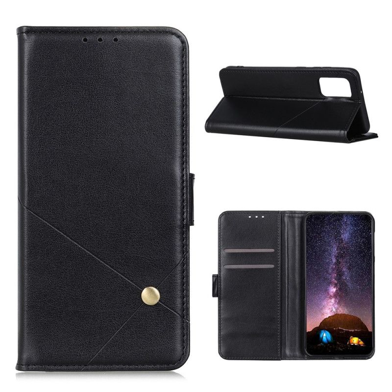 Etui Folio Xiaomi Mi 10T / 10T Pro Zielony Czarny Nit X Wzór