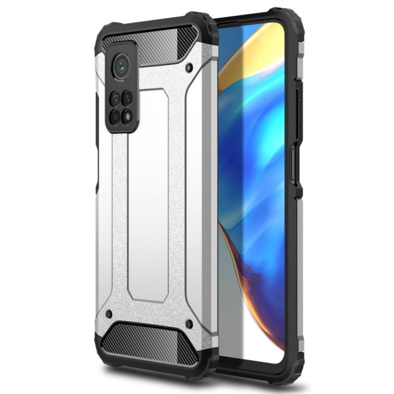 Etui Xiaomi Mi 10T / 10T Pro Czerwony Czarny Ocalały Etui Ochronne