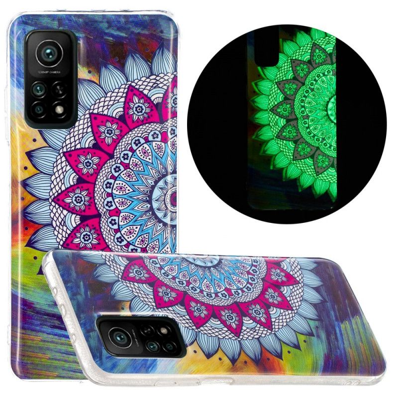 Etui Xiaomi Mi 10T / 10T Pro Mandala W Kolorze Fluorescencyjnym