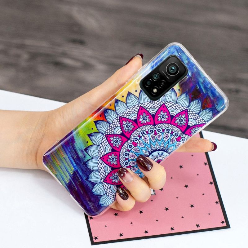 Etui Xiaomi Mi 10T / 10T Pro Mandala W Kolorze Fluorescencyjnym