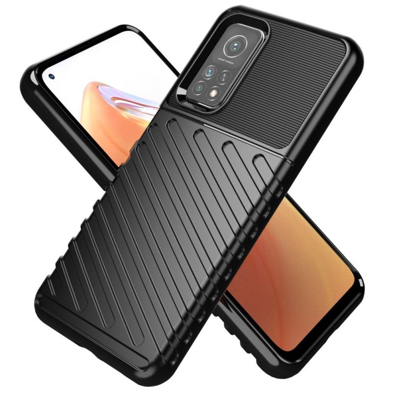 Etui Xiaomi Mi 10T / 10T Pro Zielony Czarny Seria Grzmotów