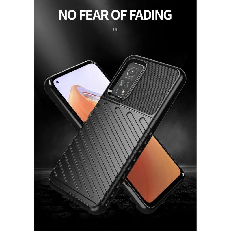 Etui Xiaomi Mi 10T / 10T Pro Zielony Czarny Seria Grzmotów