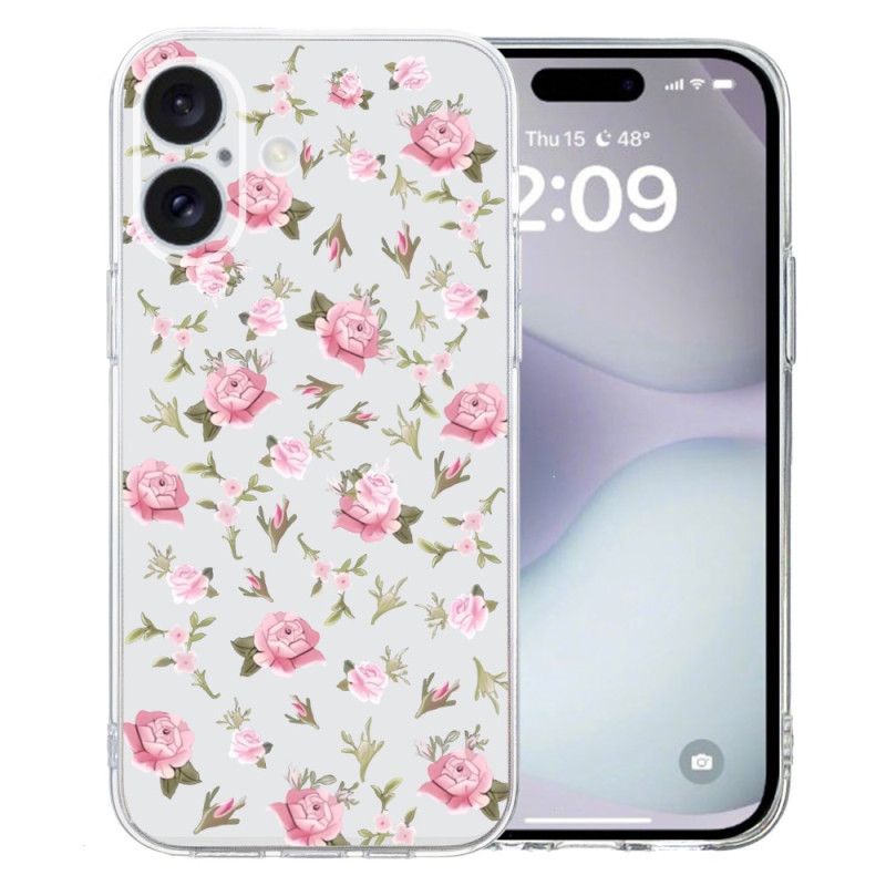 Etui Do iPhone 16 Plus Małe Różowe Kwiaty