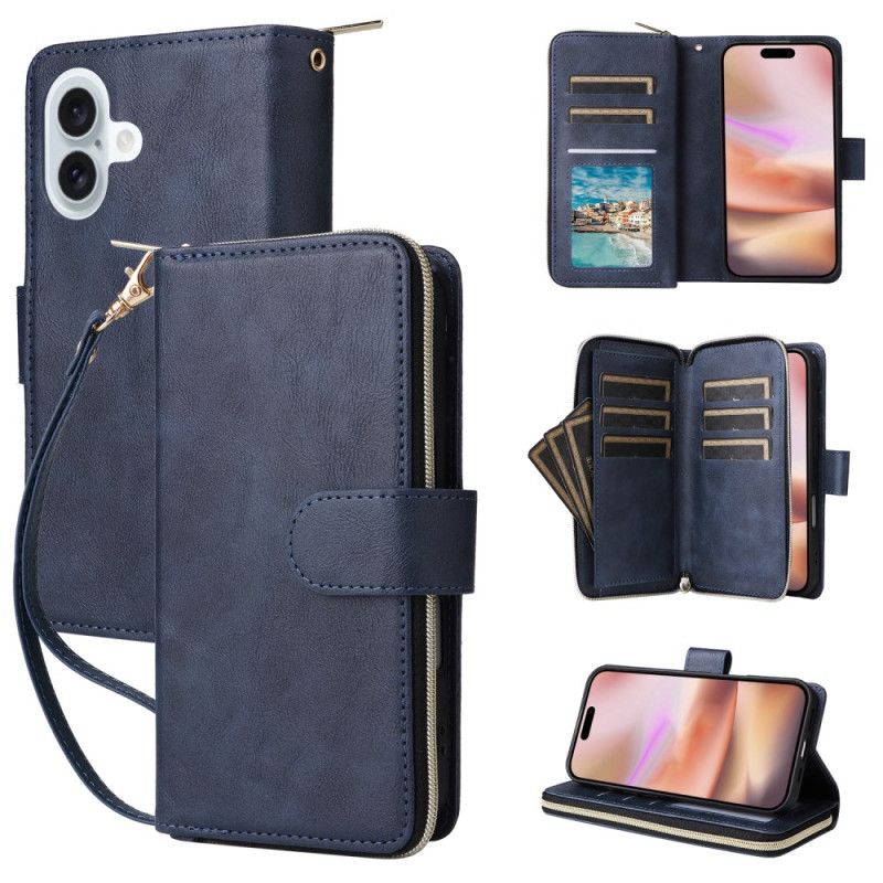 Etui Folio Do iPhone 16 Plus 9 Etui Na Karty I Portmonetki