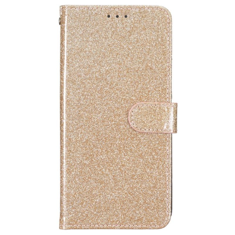 Etui Folio Do iPhone 16 Plus Cekiny Z Paskami