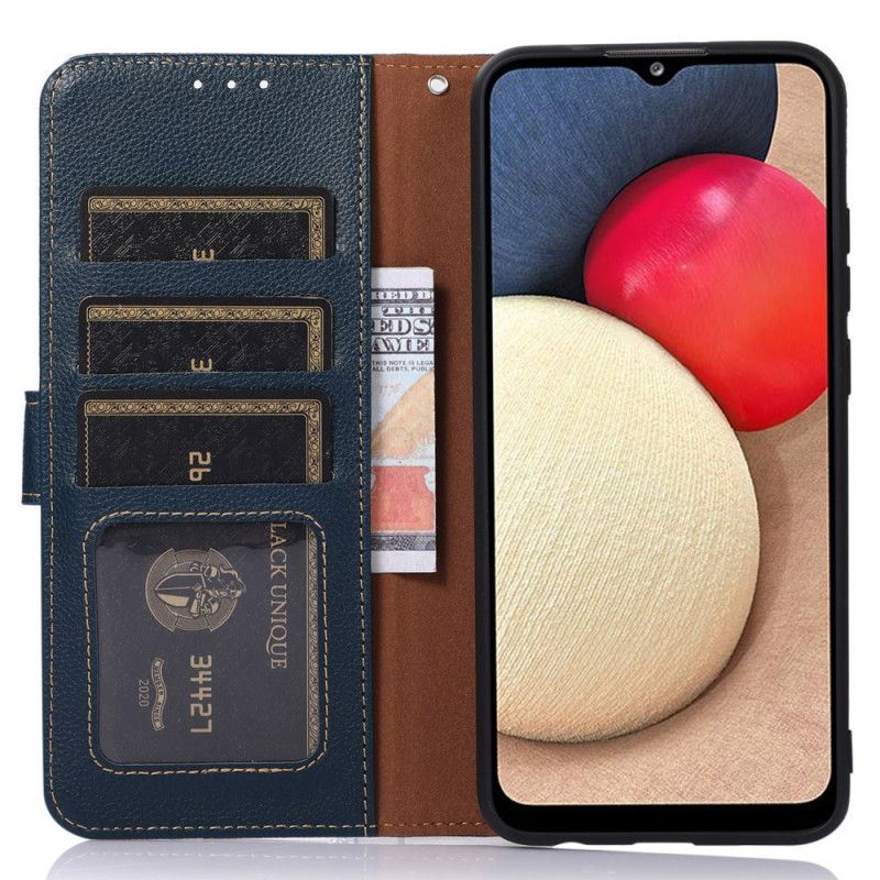 Etui Folio iPhone 16 Plus Dwukolorowe Blokowanie Rfid Khazneh Etui Ochronne