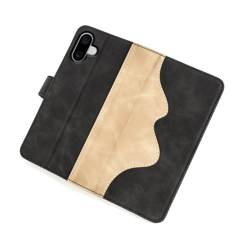 Etui Folio iPhone 16 Plus Dwukolorowy Projekt