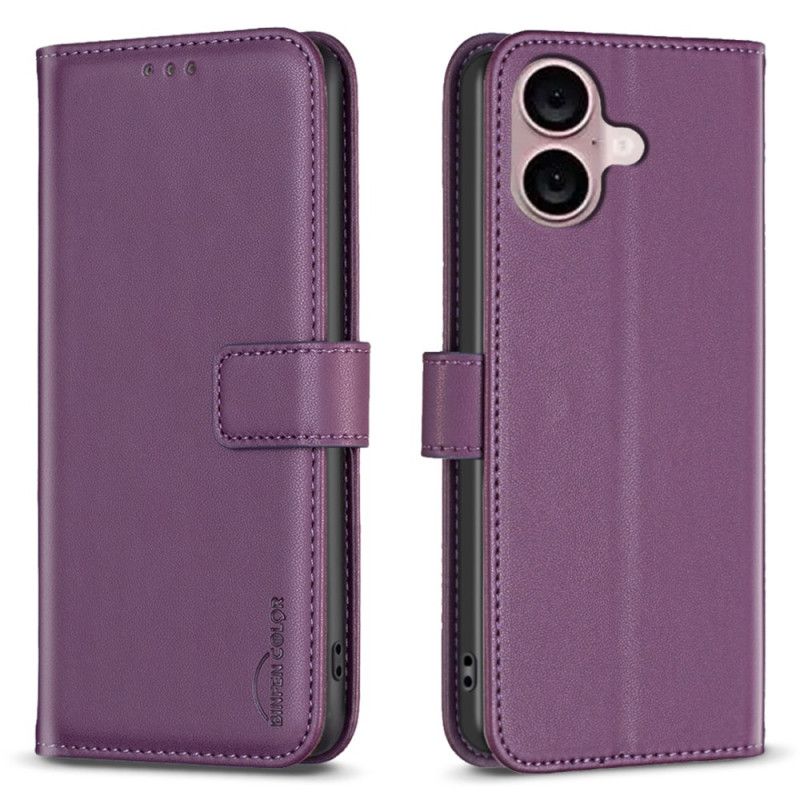 Etui Folio iPhone 16 Plus Klasyczny Kolor Binfen Etui Ochronne