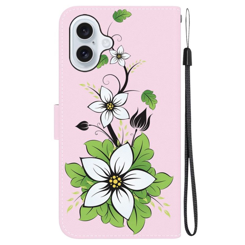 Etui Folio iPhone 16 Plus Lilia Z Paskiem